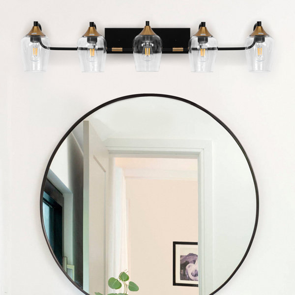 Latitude Run® 5 Light Black Bath Bar Wayfair.ca